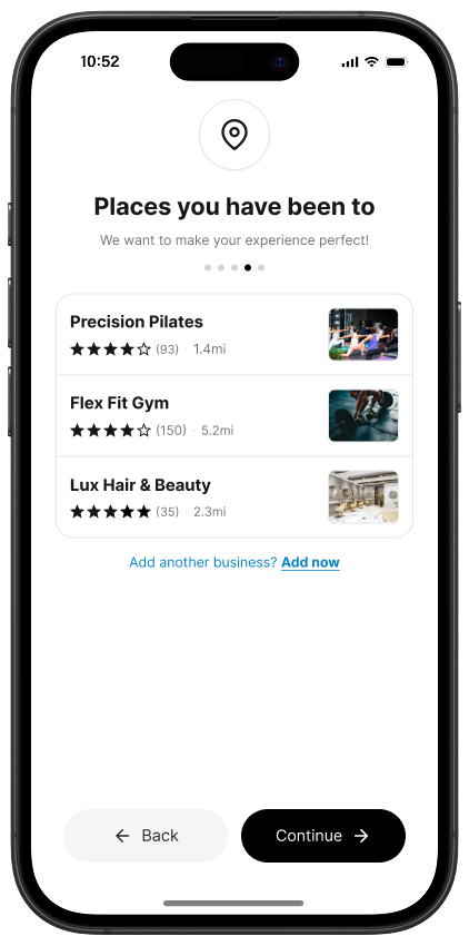 Save and manage favorites